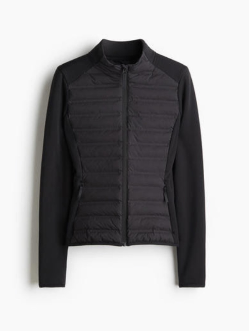 H&M HYBRID PADDED JACKET WITH THERMOMOVE Black Small